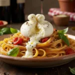 Pasta mit Burrata