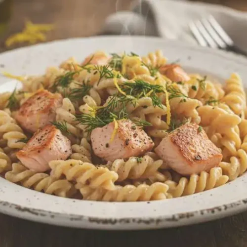 Pasta mit Lachs