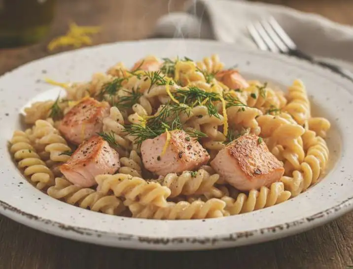Pasta mit Lachs