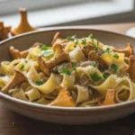 Pasta mit Pfifferlingen