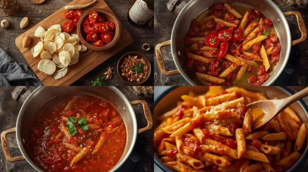 Ingredients Pasta Arrabiata 1