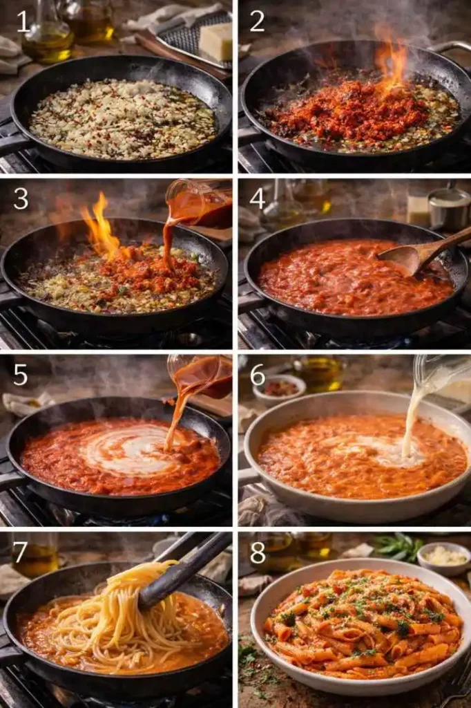 Ingredients Penne alla Vodka