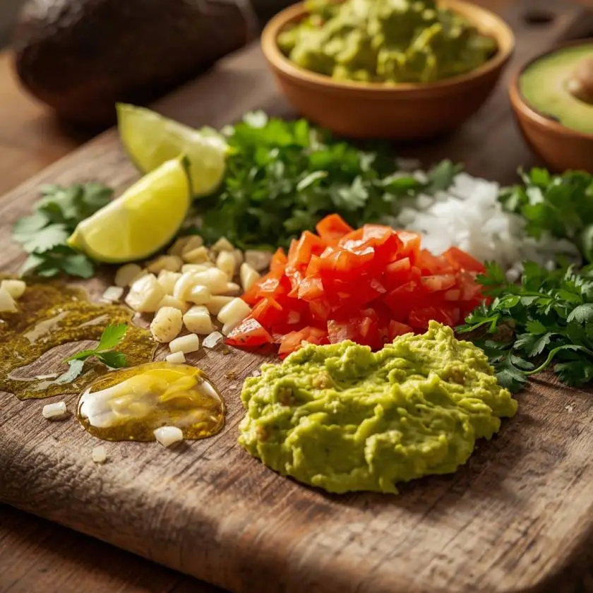 Ingredients of Avocado Dip Rezept