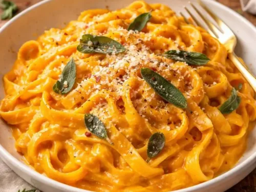 Kürbissauce Pasta