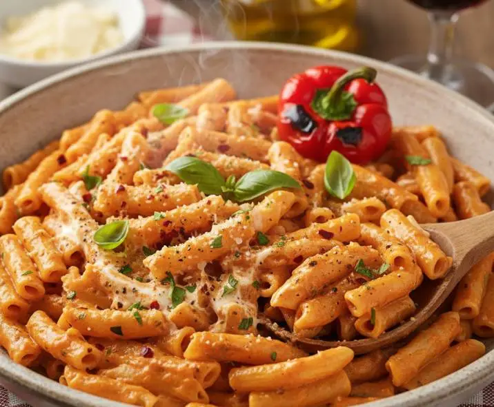 Paprika sauce pasta