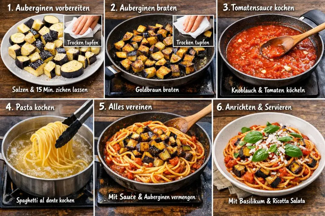 step by step about pasta alla norma