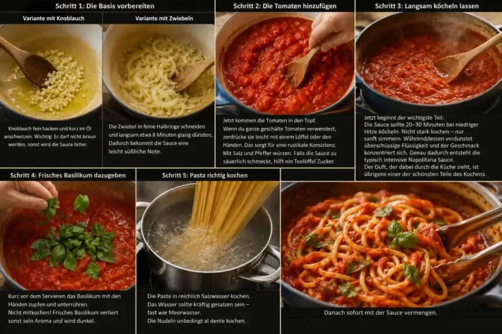 Napolitana Sauce – das Original in unter 30 Minuten process napolitana sauce