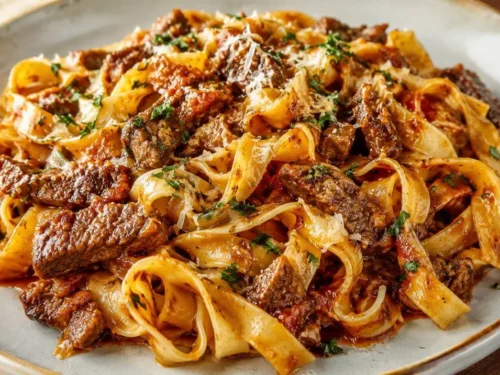 nudelgerichte mit fleisch