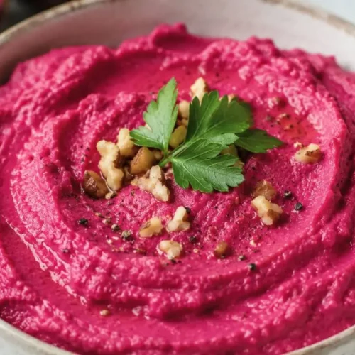 Cremiger Rote-Beete-Dip – Einfach, Gesund & Unglaublich Lecker rote beete dip