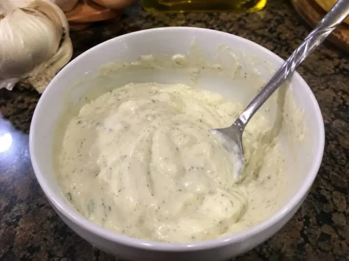 my homemade recipe knoblauchsoße