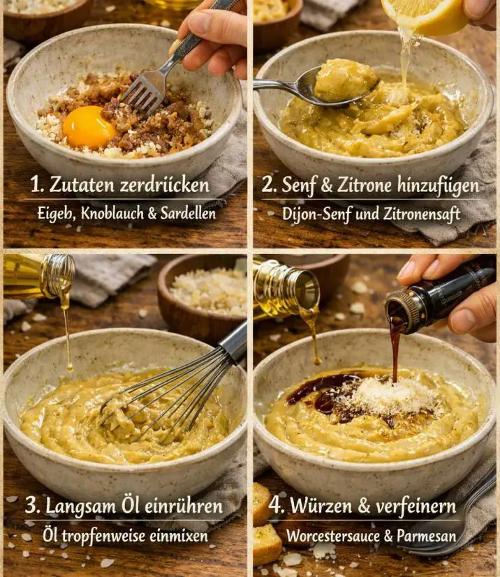 ingredients sauce caesar