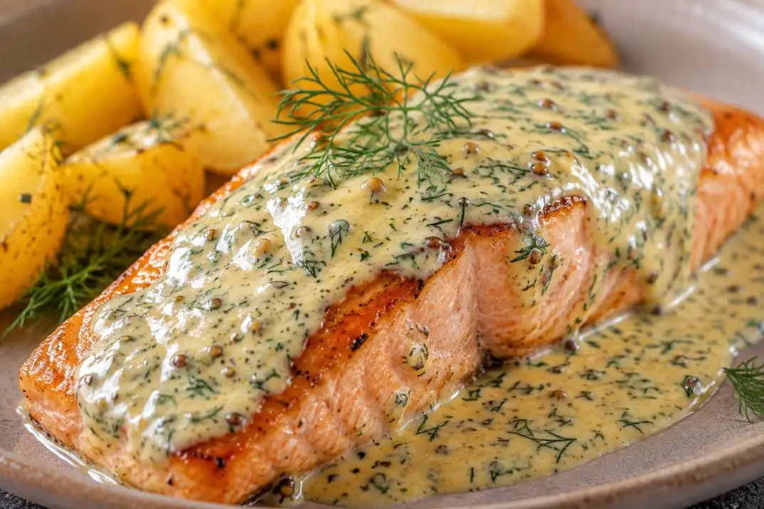 Dill-Senf-Sauce selber machen: Das ultimative Rezept für Fisch, Lachs und mehr dill senf image