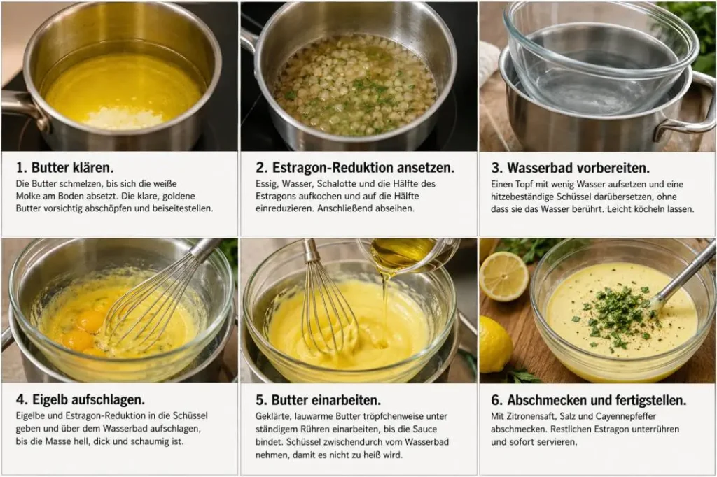 Estragon-Hollandaise: Das Grundrezept, das jede Spargelsaison rettet estragon hollandaise