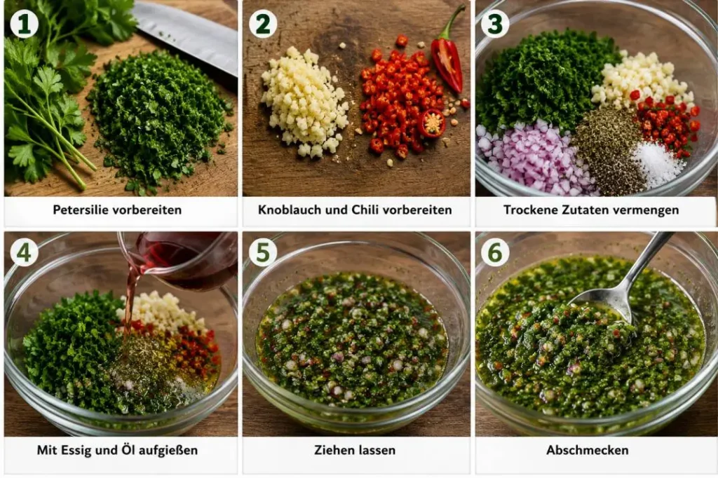 Chimichurri selber machen: Die argentinische Sauce, die jedes Grillfleisch verwandelt chimichurri ingredients