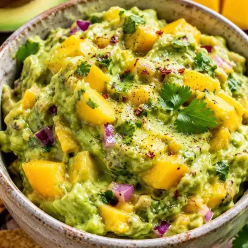 Rezept für Mango-Guacamole: Die fruchtige und cremige Variante, die deine Grillparty rettet mango guacamole