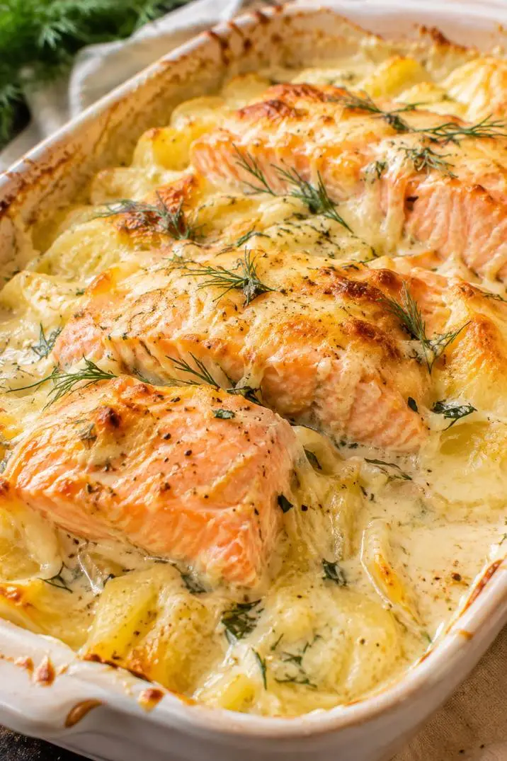 Lachs-Sahne-Gratin ohne Tüte: Besser als das Fix-Produkt lachs gratin