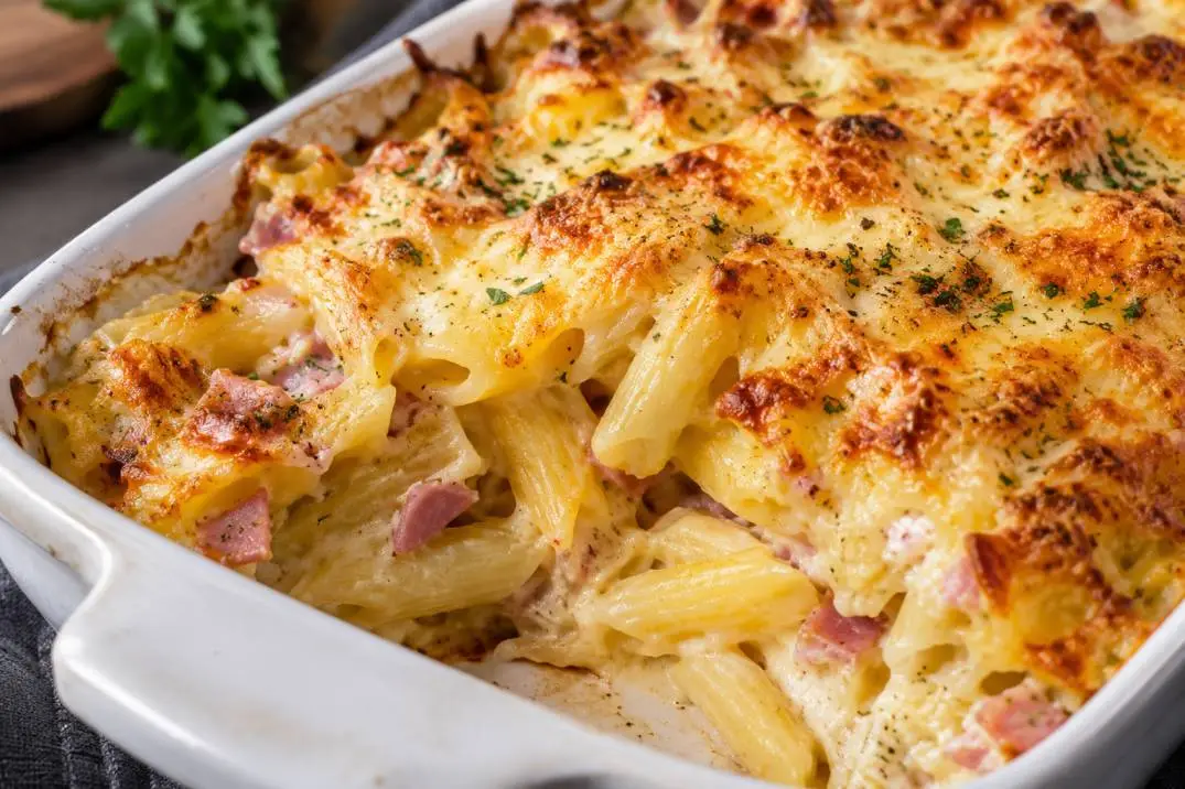 Nudel-Schinken-Gratin: Die ultimative Familien-Version gratin schinken nudeln